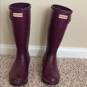 Girls Hunter rain boots